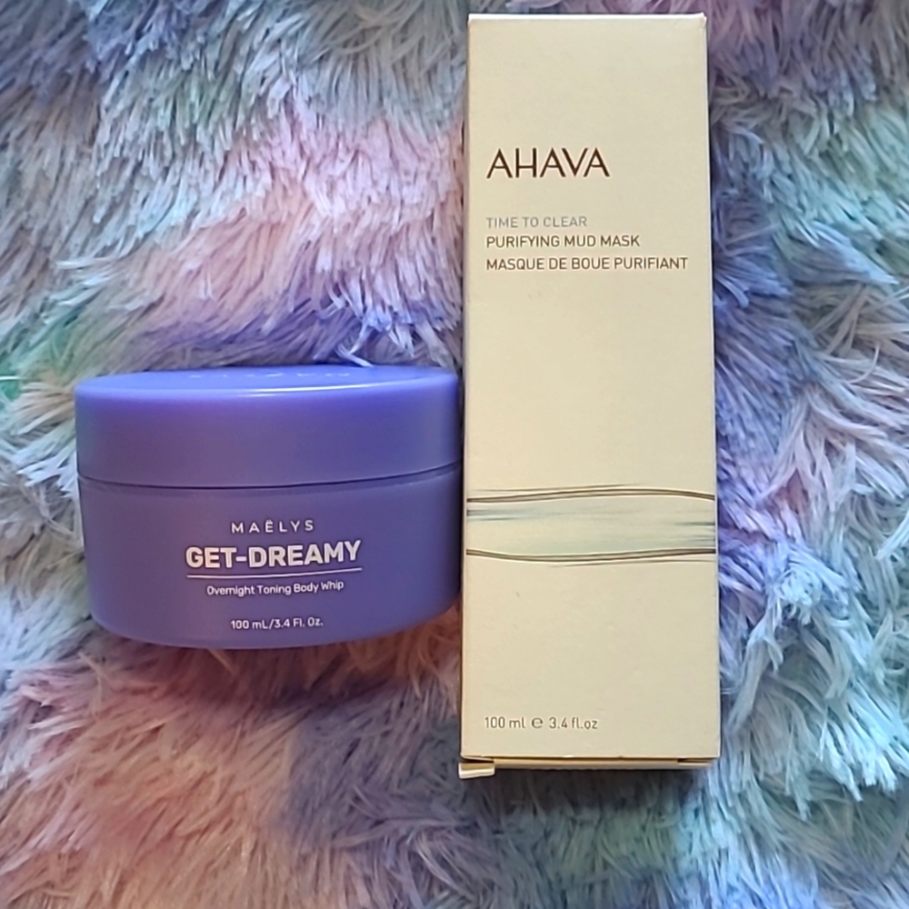 Bundle Of AHAVA Purifying Mud Mask (New) And Maely's Overnight Toning Body Whip